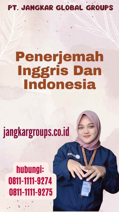 Penerjemah Inggris Dan Indonesia