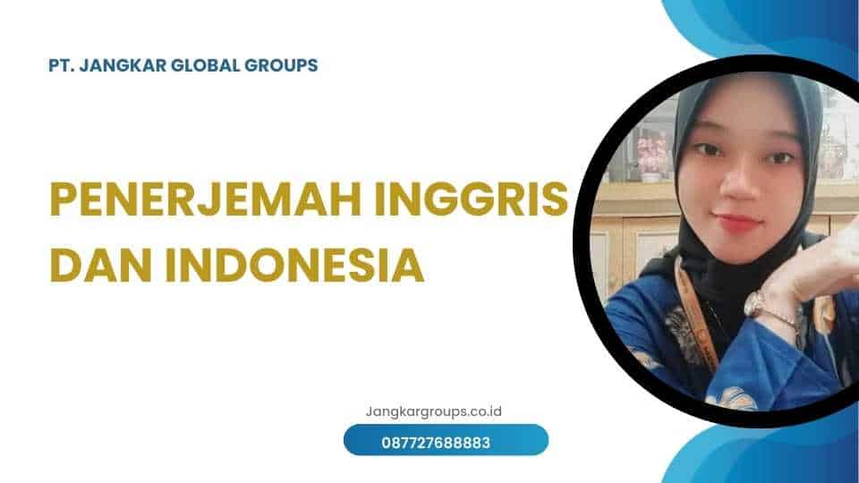 Penerjemah Inggris Dan Indonesia