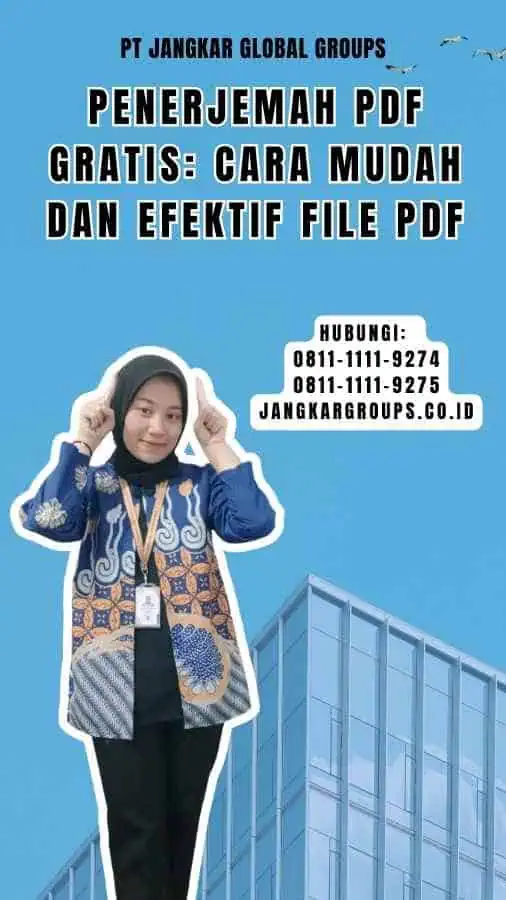 Penerjemah PDF Gratis Cara Mudah dan Efektif File PDF