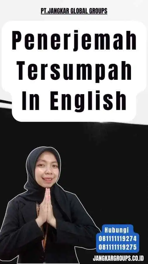 Penerjemah Tersumpah In English