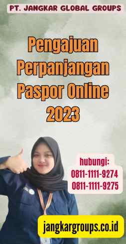 Pengajuan Perpanjangan Paspor Online 2023