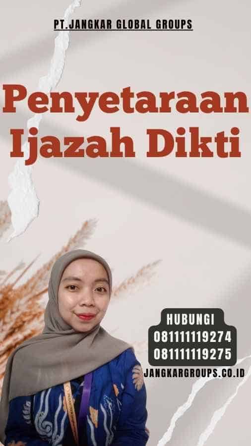 Penyetaraan Ijazah Dikti