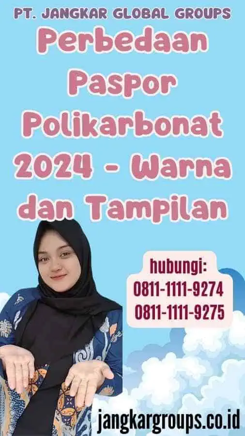 Perbedaan Paspor Polikarbonat 2024 - Warna dan Tampilan