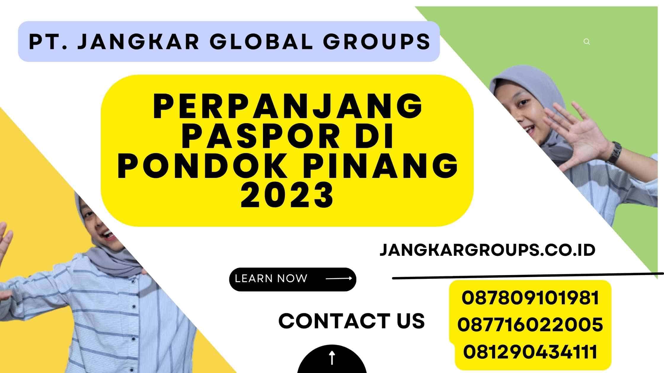 Perpanjang Paspor di Pondok Pinang 2023