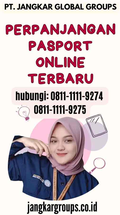 Perpanjangan Pasport Online Terbaru