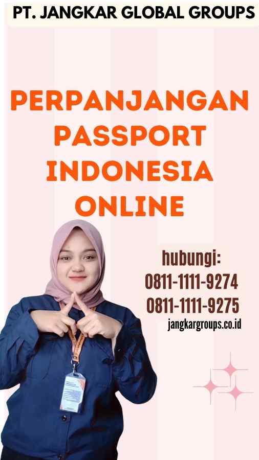 Perpanjangan Passport Indonesia Online