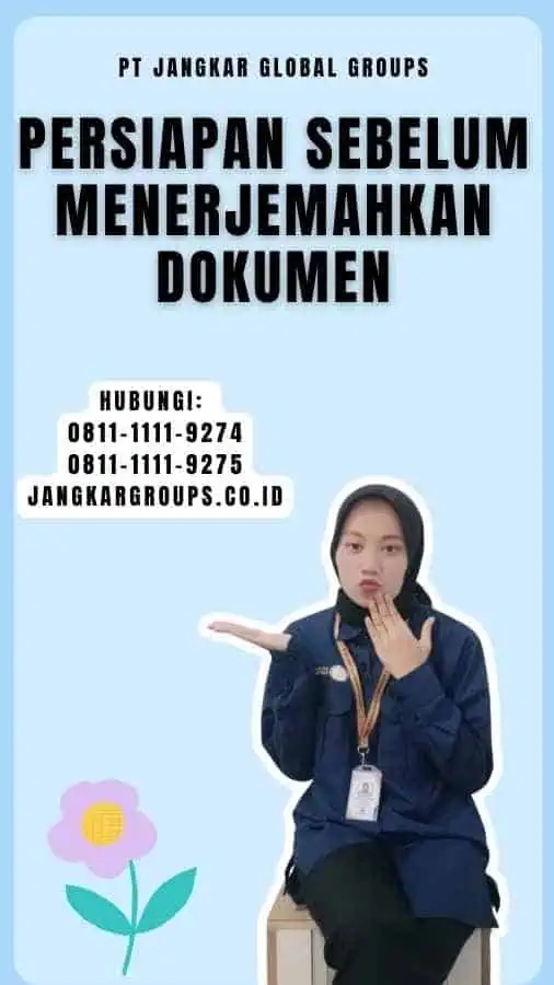 Persiapan Sebelum Menerjemahkan Dokumen