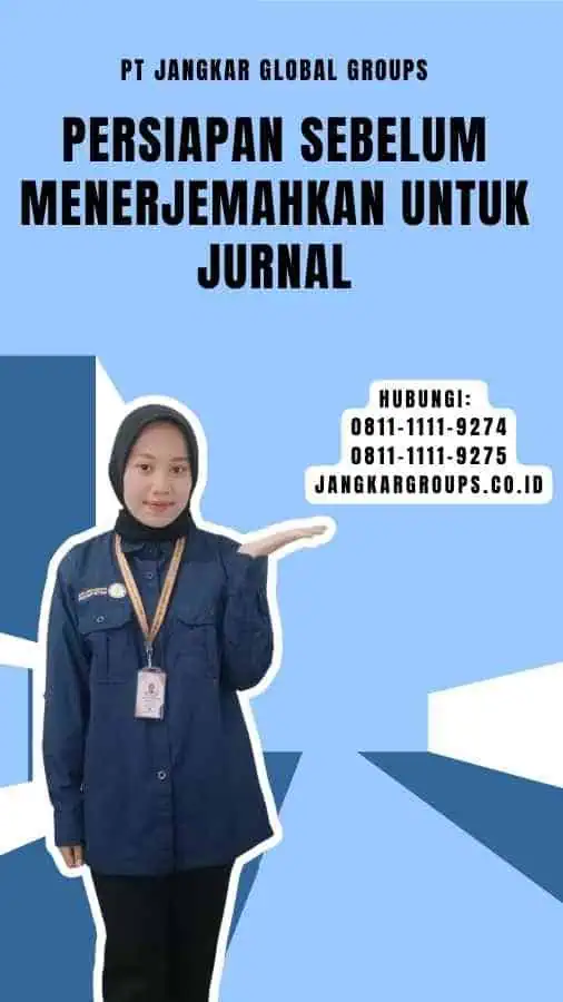 Persiapan Sebelum Menerjemahkan untuk Jurnal