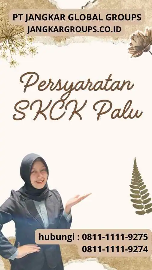 Persyaratan SKCK Palu