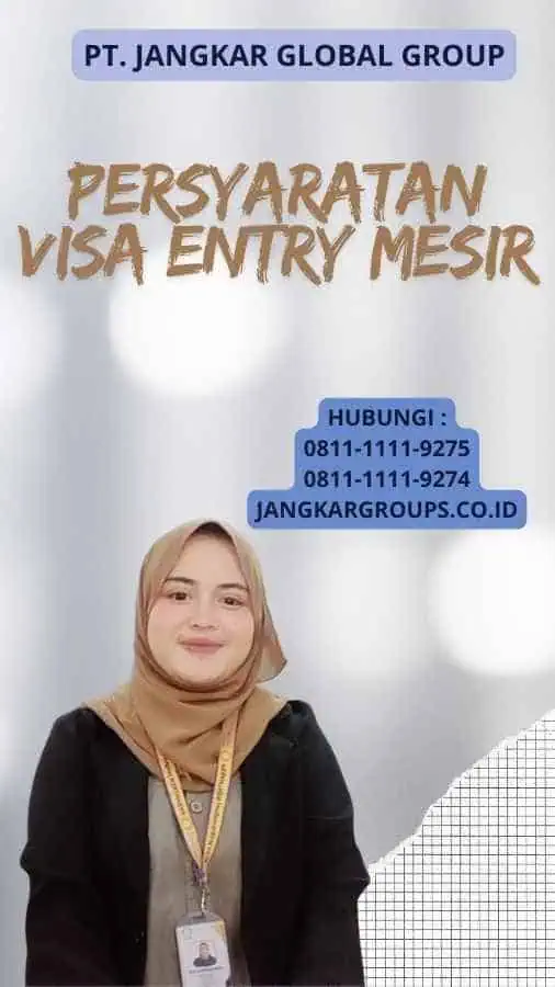Persyaratan Visa Entry Mesir