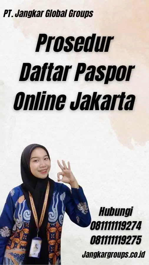 Prosedur Daftar Paspor Online Jakarta
