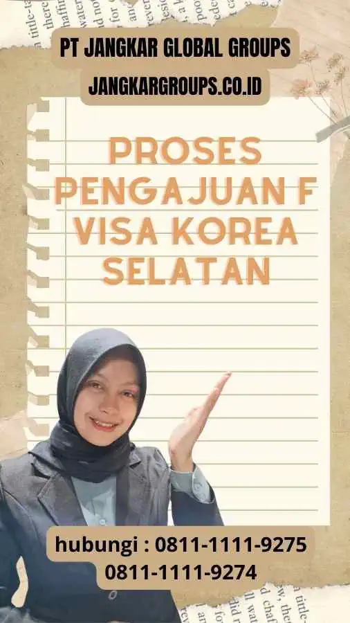 Proses Pengajuan F Visa Korea Selatan