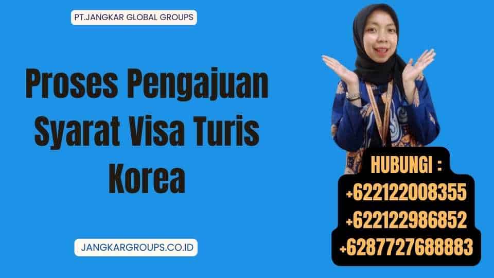 Proses Pengajuan Syarat Visa Turis Korea