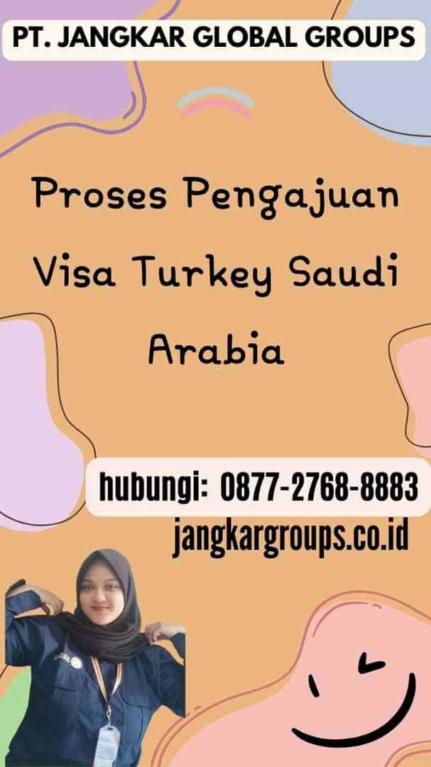 Proses Pengajuan Visa Turkey Saudi Arabia