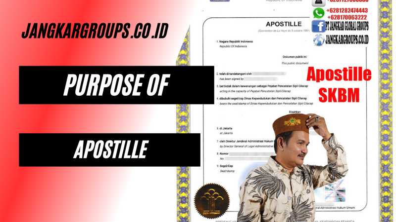Purpose of Apostille