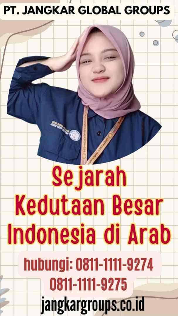 Sejarah Kedutaan Besar Indonesia di Arab
