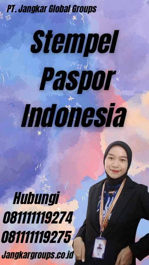 Stempel Paspor Indonesia