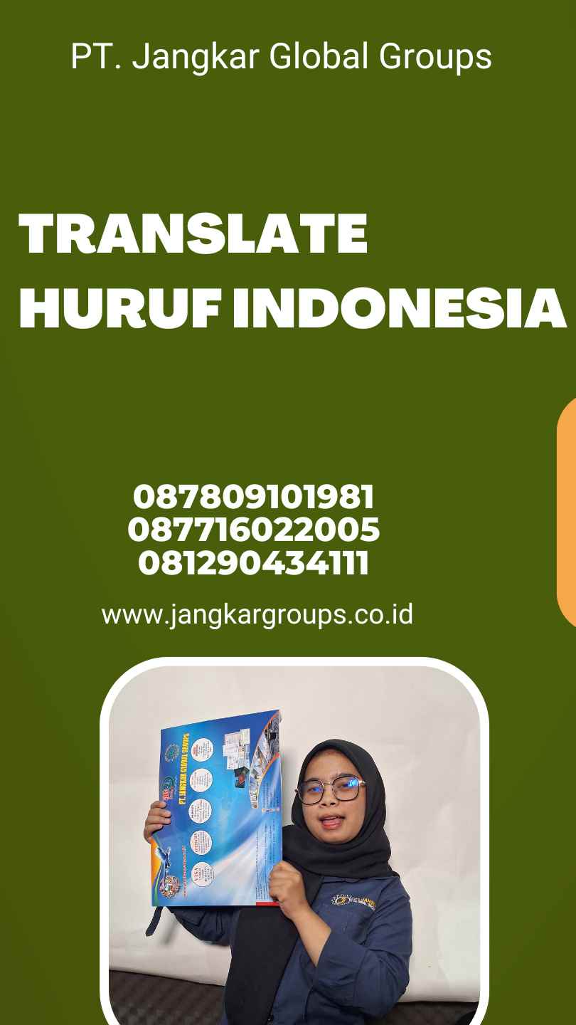 Translate Huruf Indonesia 