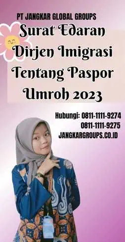 Surat Edaran Dirjen Imigrasi Tentang Paspor Umroh 2023