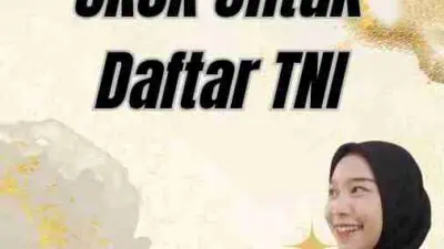 Syarat Membuat SKCK Untuk Daftar TNI