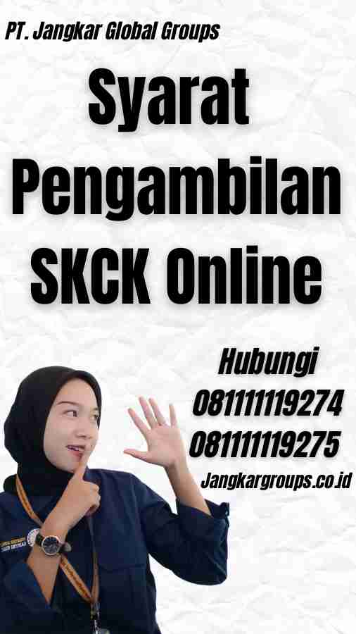 Syarat Pengambilan SKCK Online