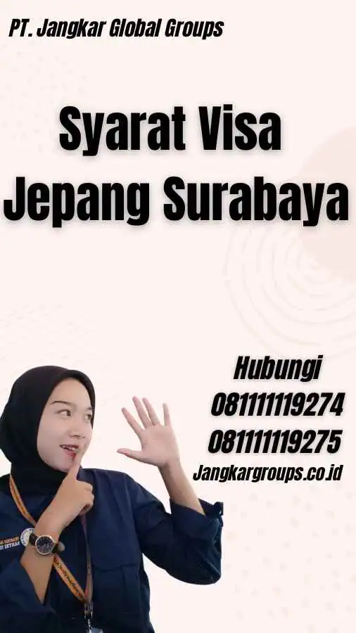 Syarat Visa Jepang Surabaya