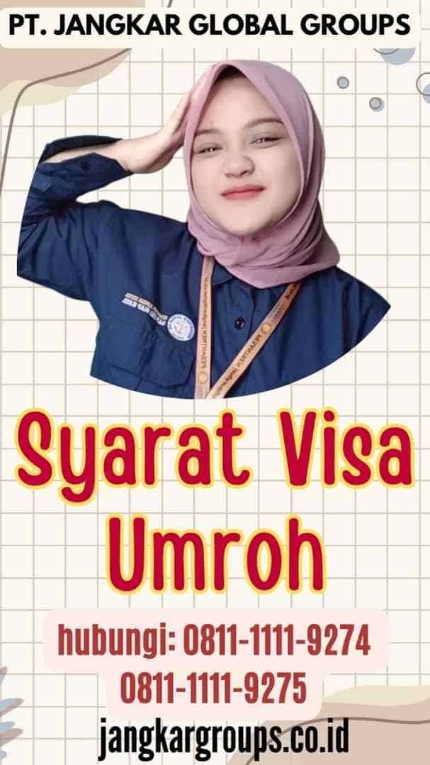 Syarat Visa Umroh