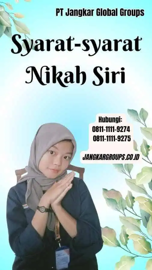 Syarat-syarat Nikah Siri