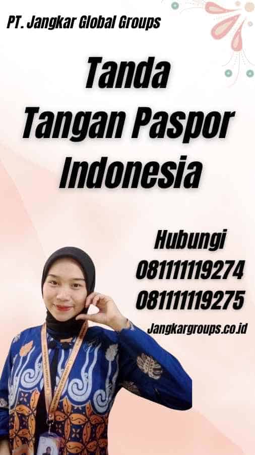 Tanda Tangan Paspor Indonesia