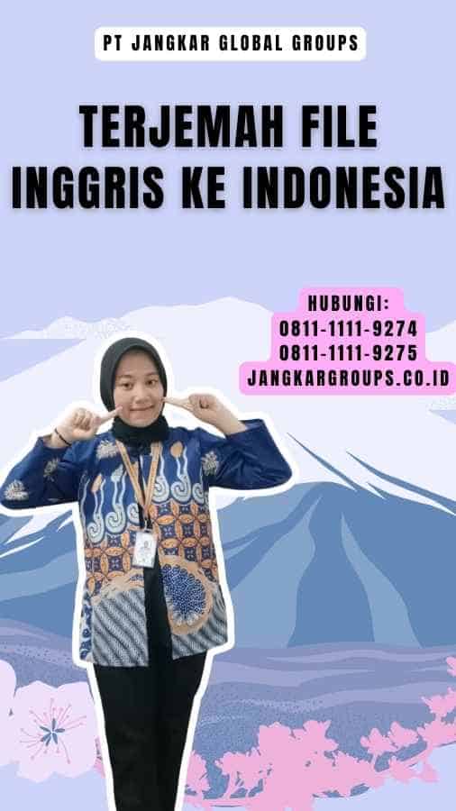 Terjemah File Inggris Ke Indonesia