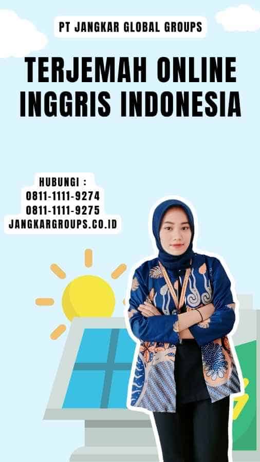 Terjemah Online Inggris Indonesia