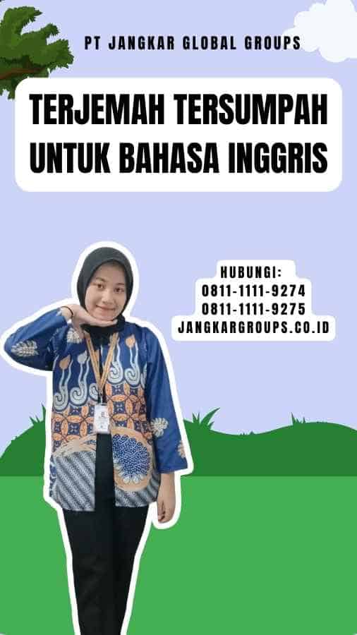 Terjemah Tersumpah untuk Bahasa Inggris