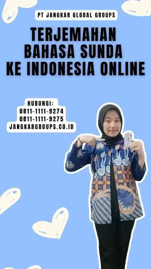 Terjemahan Bahasa Sunda ke Indonesia Online