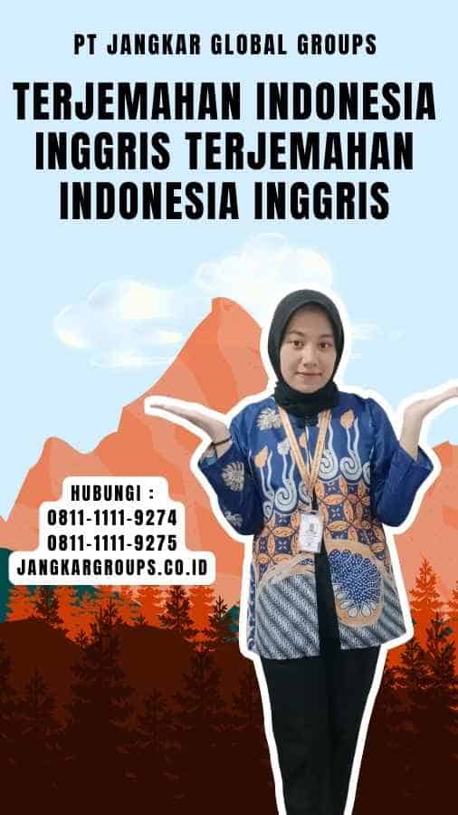 Terjemahan Indonesia Inggris Terjemahan Indonesia Inggris