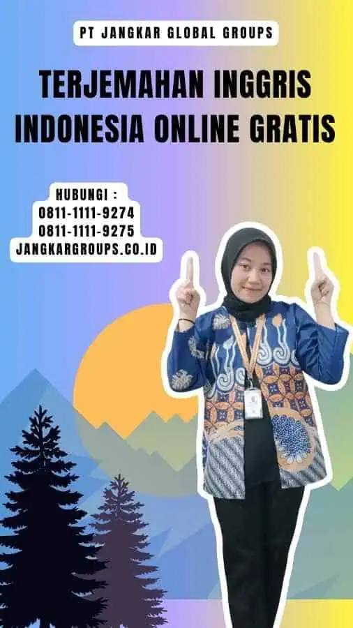 Terjemahan Inggris Indonesia Online Gratis