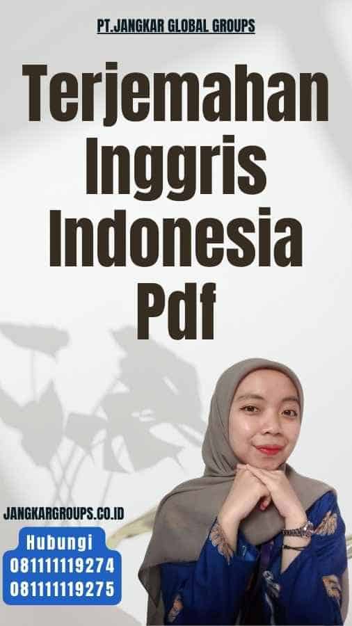 Terjemahan Inggris Indonesia Pdf