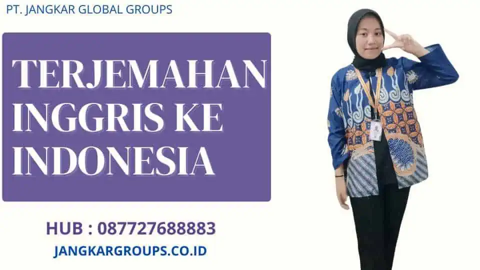 Terjemahan Inggris ke Indonesia