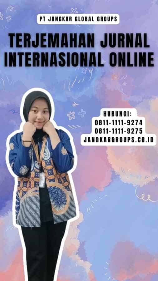 Terjemahan Jurnal Internasional Online