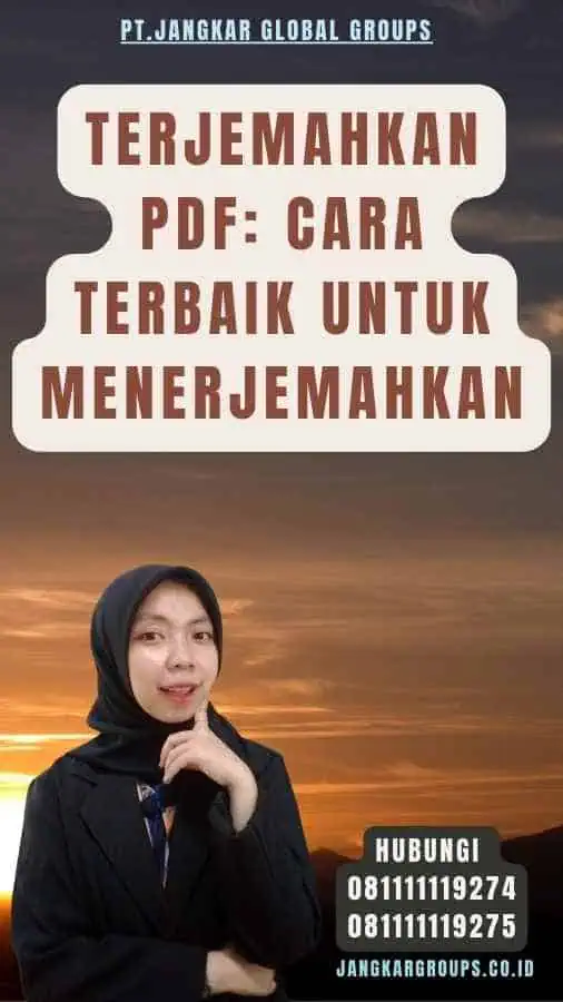 Terjemahkan Pdf Cara Terbaik untuk Menerjemahkan