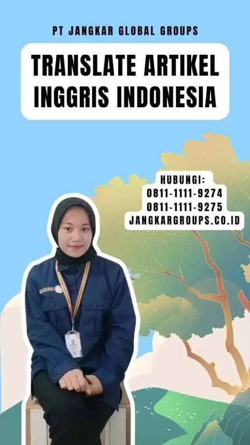 Translate Artikel Inggris Indonesia