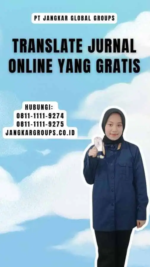 Translate Jurnal Online yang Gratis