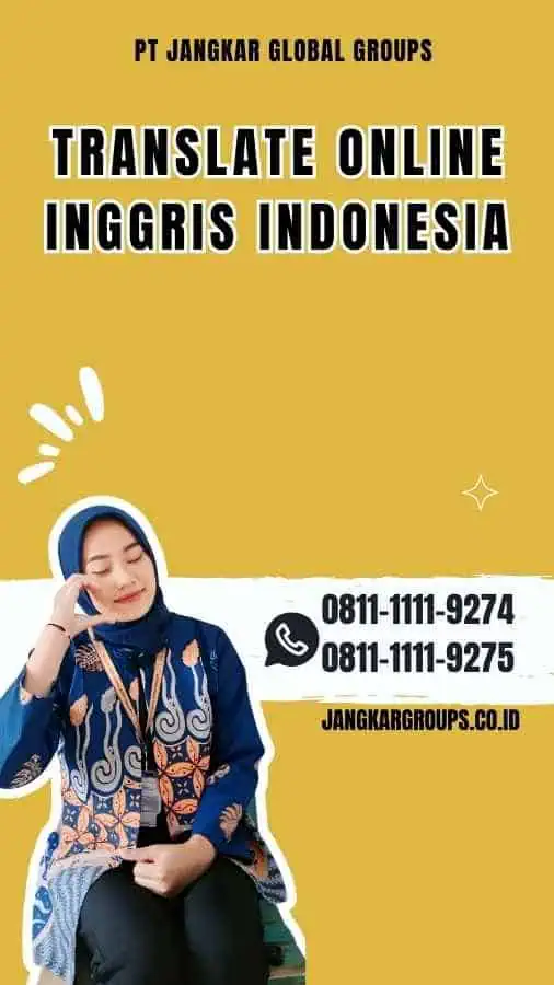 Translate Online Inggris Indonesia