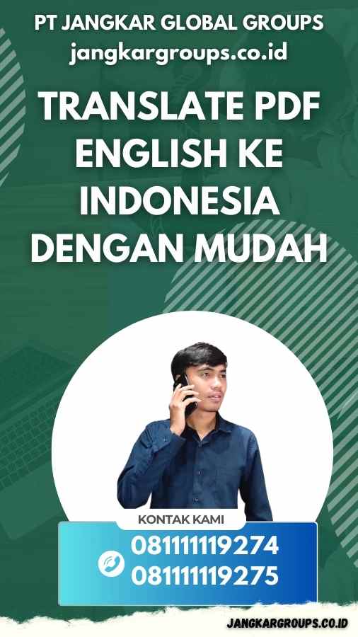 Translate PDF English ke Indonesia dengan Mudah