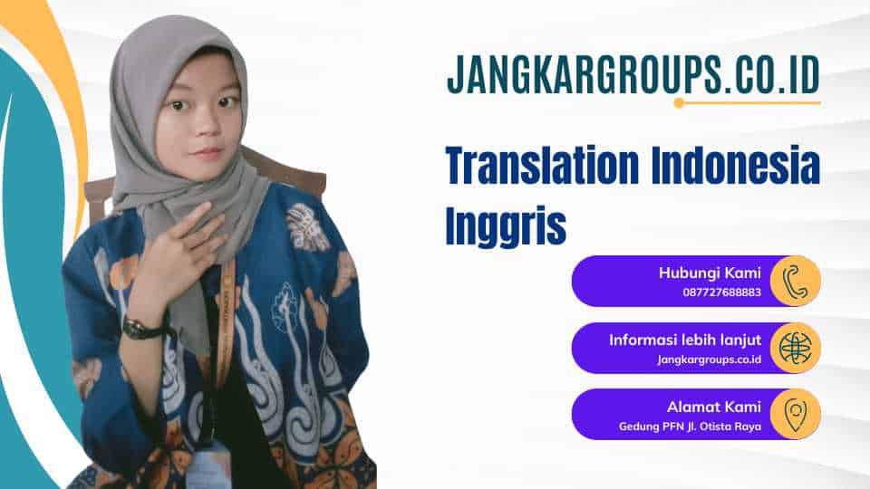 Translation Indonesia Inggris
