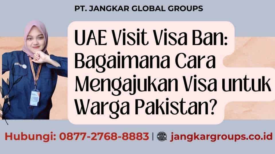 UAE Visit Visa Ban Bagaimana Cara Mengajukan Visa untuk Warga Pakistan