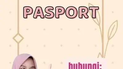 Ukuran Pas Foto untuk Pasport