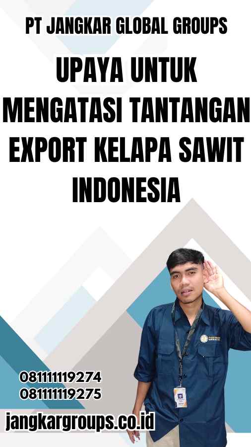 Upaya untuk Mengatasi Tantangan Export Kelapa Sawit Indonesia