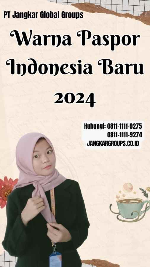 Warna Paspor Indonesia Baru 2024