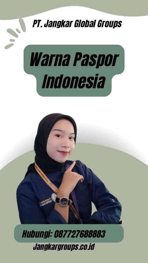 Warna Paspor Indonesia