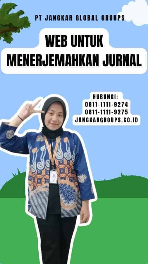 Web Untuk Menerjemahkan Jurnal